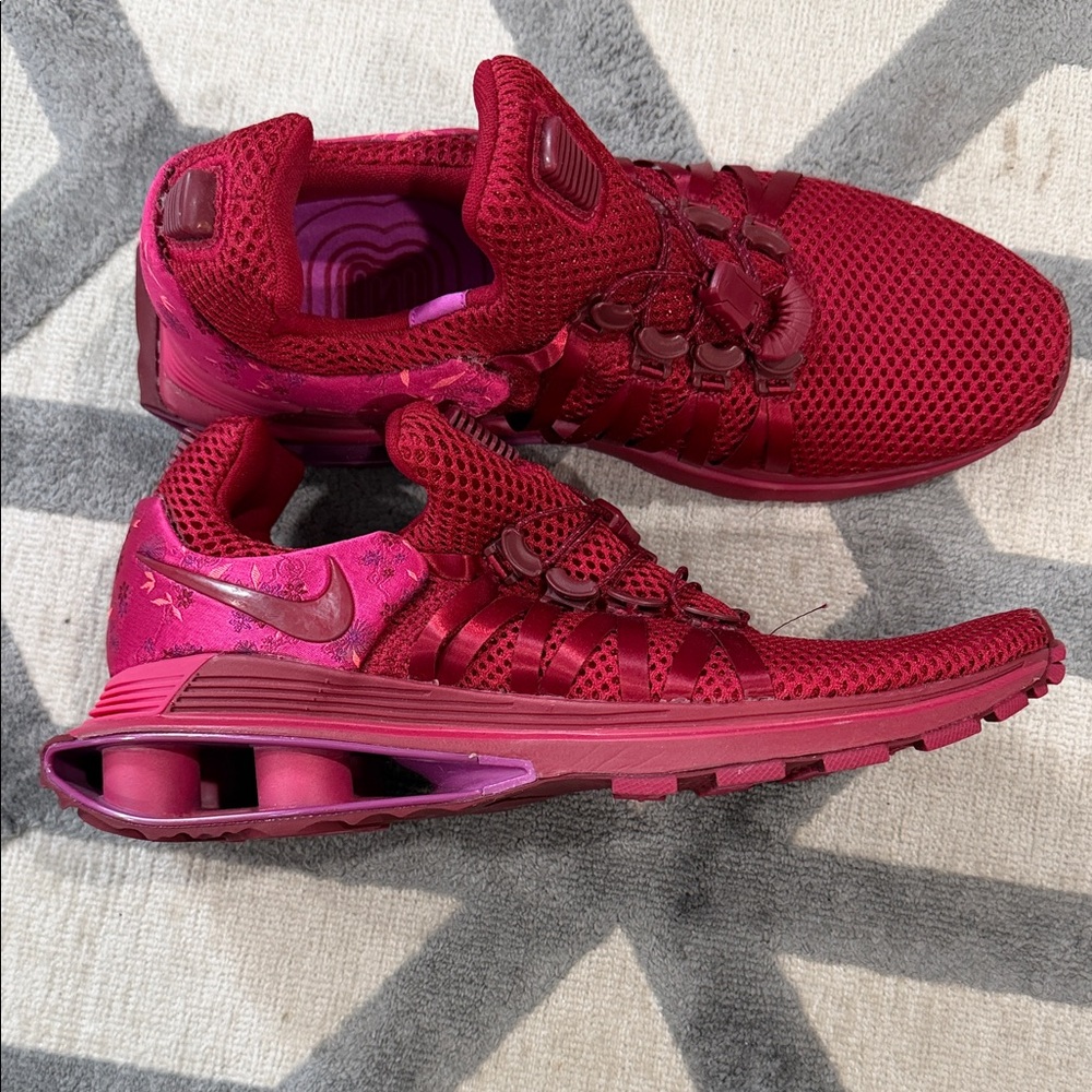 Nike Women's Vibrant Red Athletic Shoes